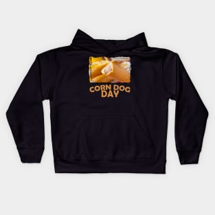 16th March - Corn Dog Day Kids Hoodie